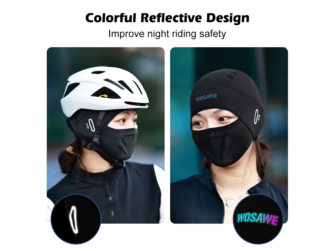 Máscara De Ciclismo Con Protección Facial De Seda Fresca, Anti-uv, Capucha De Ciclismo Cortavientos Para Deportes