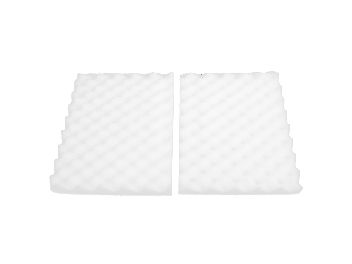 2 piezas de herramientas para decorar pasteles con fondant de flores onduladas blancas