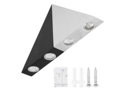 Bj-lâmpada De Parede Led 5w Triangular Sconce Luz Branca Fria Para Lar Quarto Bar Café Ac85-265v