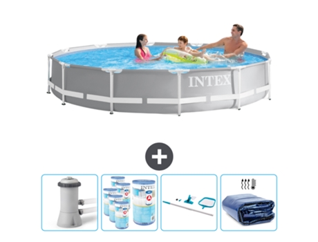 Piscina Tubular INTEX 26712GN-CB93 (6503 L - 366x76cm)