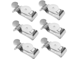 6piezas Clip De De Para Cortina De Acero Inoxidable Clips Con Gancho Para Colgar Cortinas Soportes Laterales Resistentes Para Uso Pare