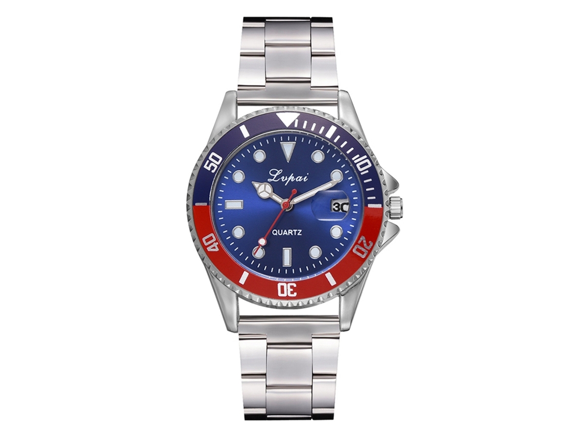 Reloj Deportivo Digital Multifuncional Sanda Para Hombre, Resistente Al Agua, Con Luz Nocturna Y Calendario (negro+azul)
