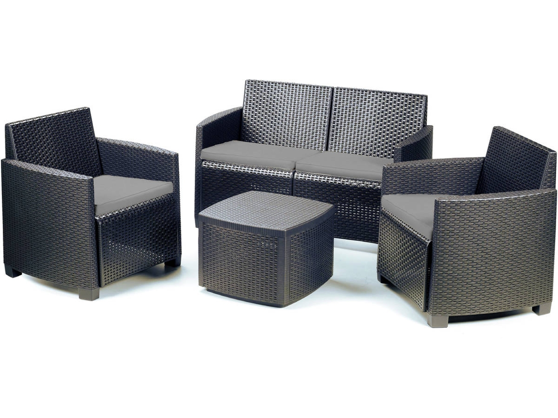 Coffre Ipae Progarden Aalpha Alp22can Anthracite Polypropylène 118 X 59 X 57 Cm 8009271071001