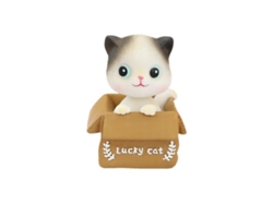 Omni-figura De Coche En Forma De Gato Decoración Interior De Auto Con Cabeza Moviéndose Regalo Juguete