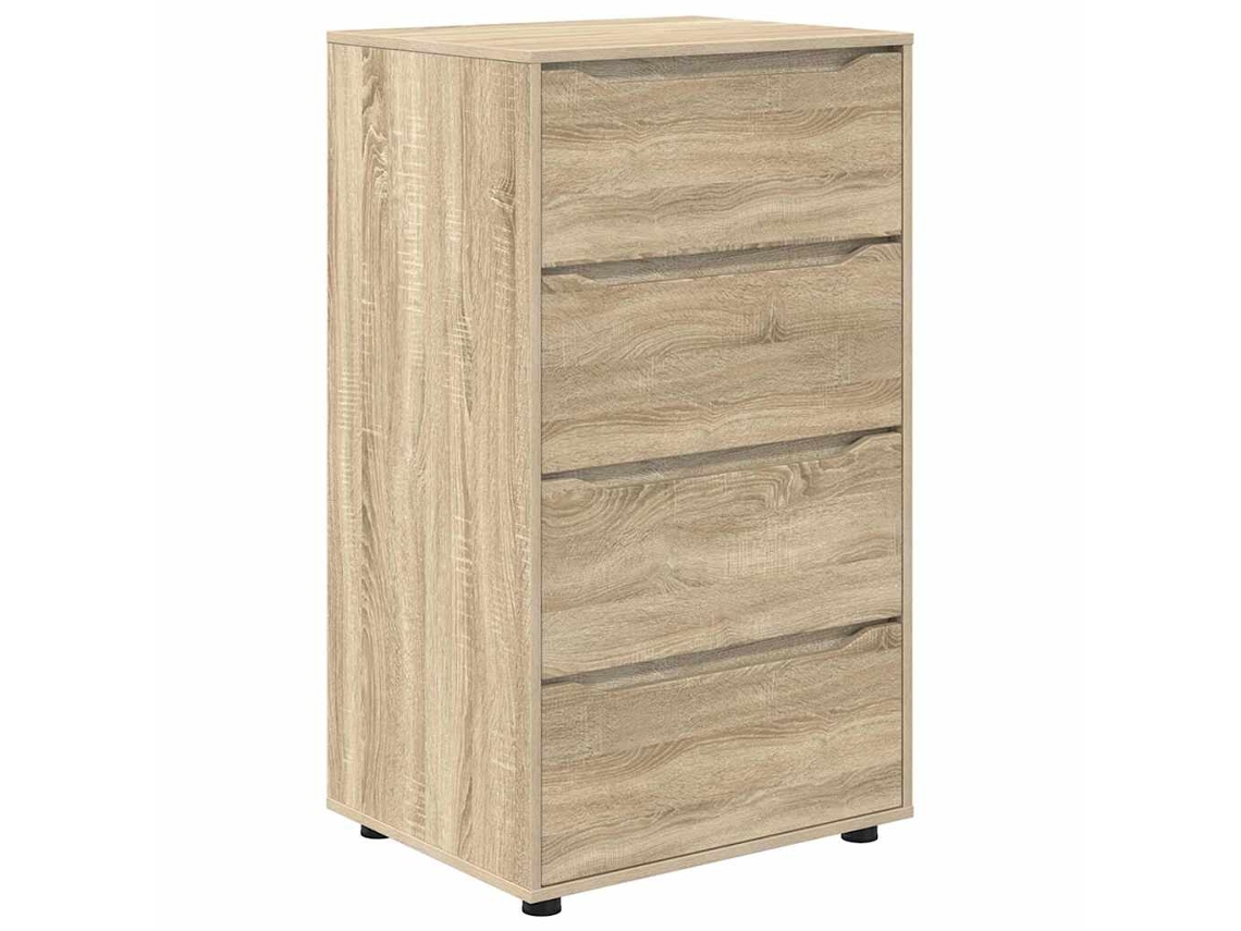 Juego de gabinetes de almacenamiento de 2 piezas, roble Sonoma, EXCLUSIVO DE MAISON