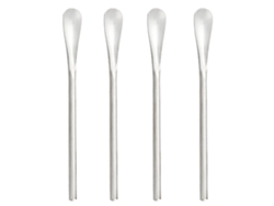 Cucharas de café - Juego de 4 cucharas de café de acero inoxidable RNEMITERY