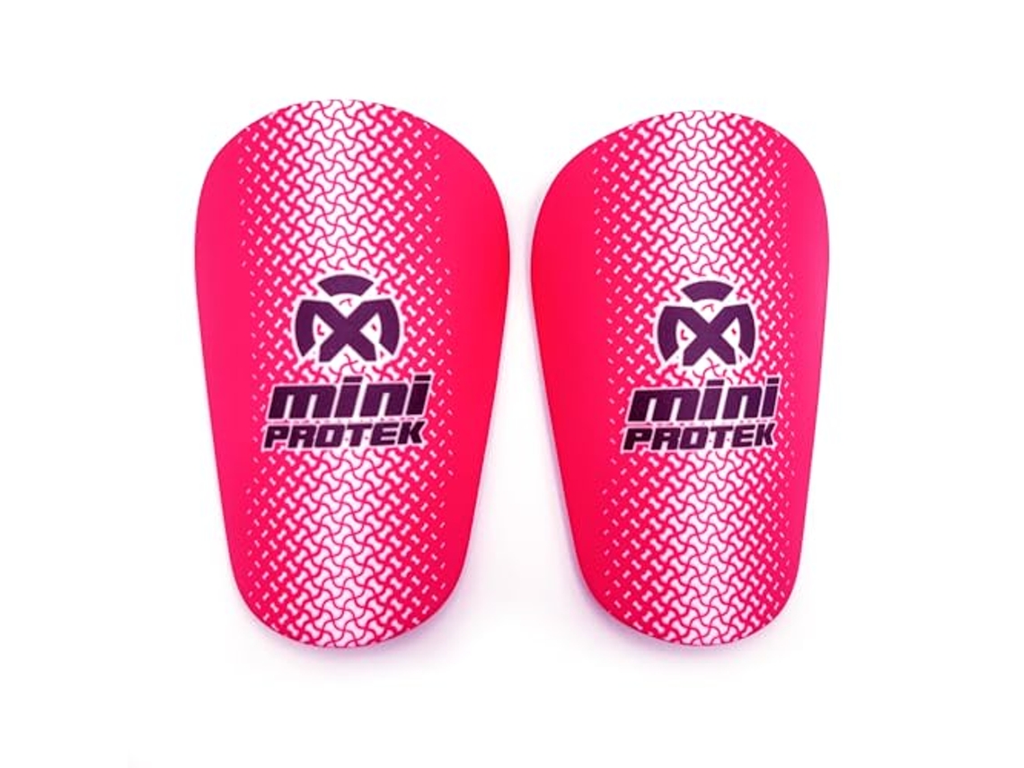 Espinilleras de fútbol mini deportivas para niños y adultos talla M 10x6 cm rosa Oxum