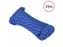 Cuerda De Barco Polipropileno Azul 5 Mm 25 M