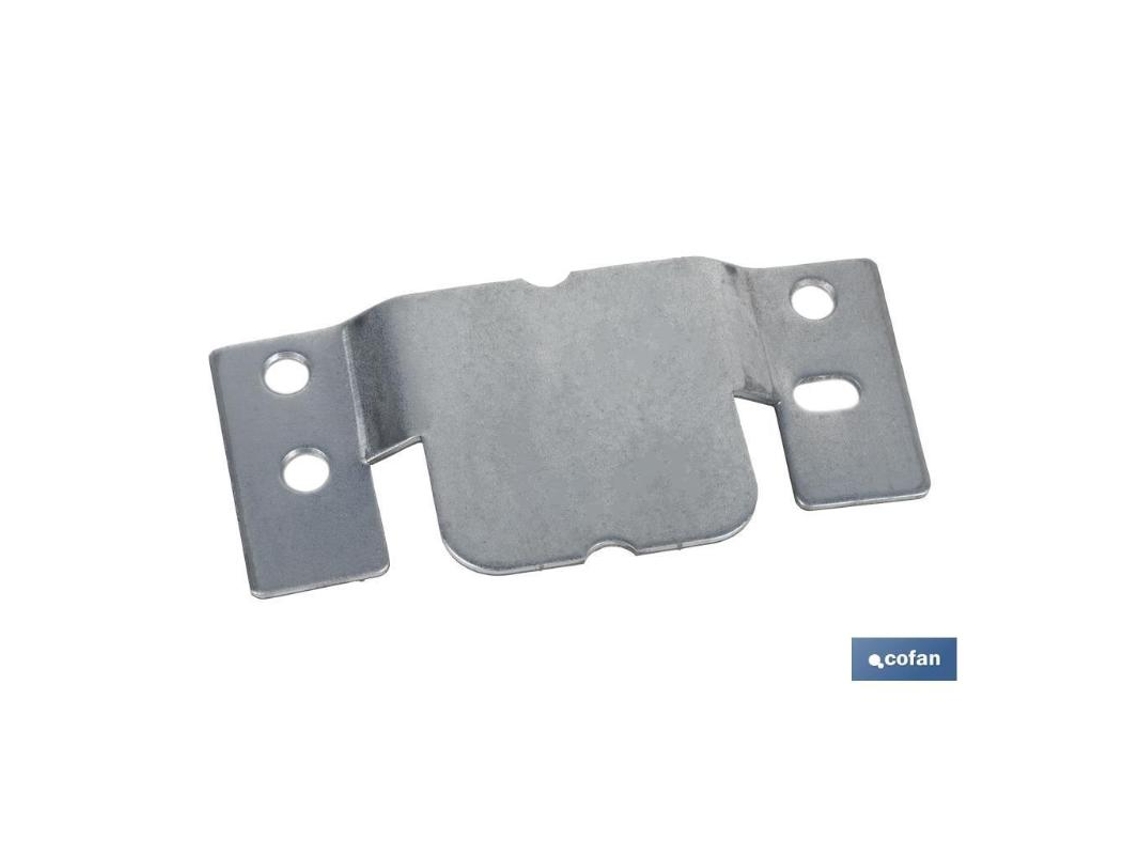 Set 2 uds chapa anclaje zincada 100 x 47 mm venta unitaria