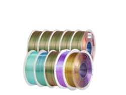 Filamento para impresora 3D, doble y triple color, alta resistencia, triple mezcla de seda - 13