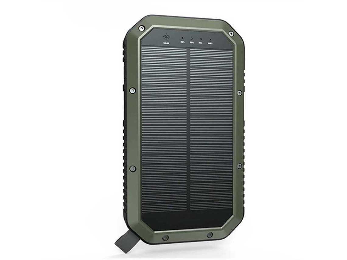 Cargador Banco Energia Sem Portátil Portas Saída Led para YIZHOOD Verde