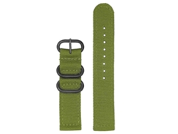 Relógio De Substituição Em Nylon Verde Escuro Para Smartwatches