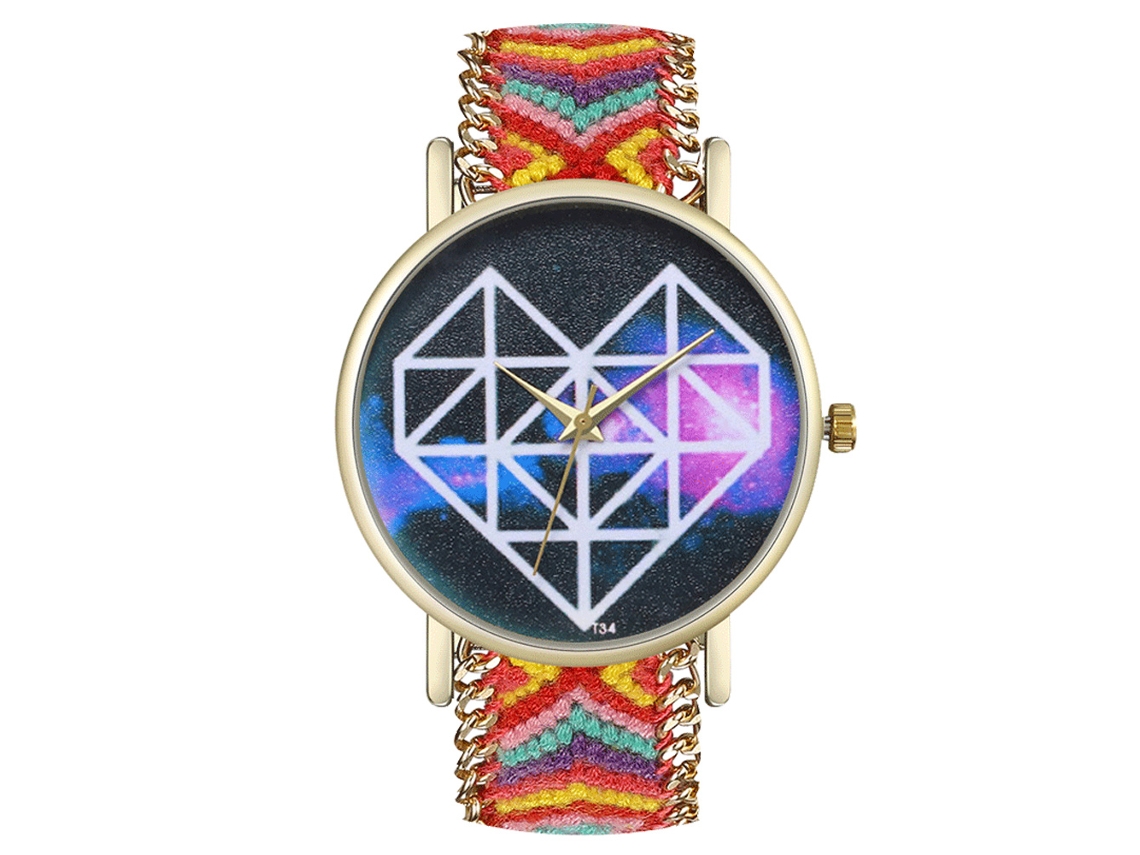 Reloj De Pulsera Unisex Con Correa De Alambre Tejido, Estilo Moderno - Zhoulianfa