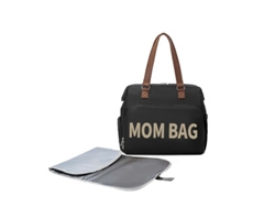 Bolso bandolera impermeable y ligero para maternidad/bebé, ideal para salidas y durante el embarazo. Inserto absorbente negro para pañales de Yunzii.