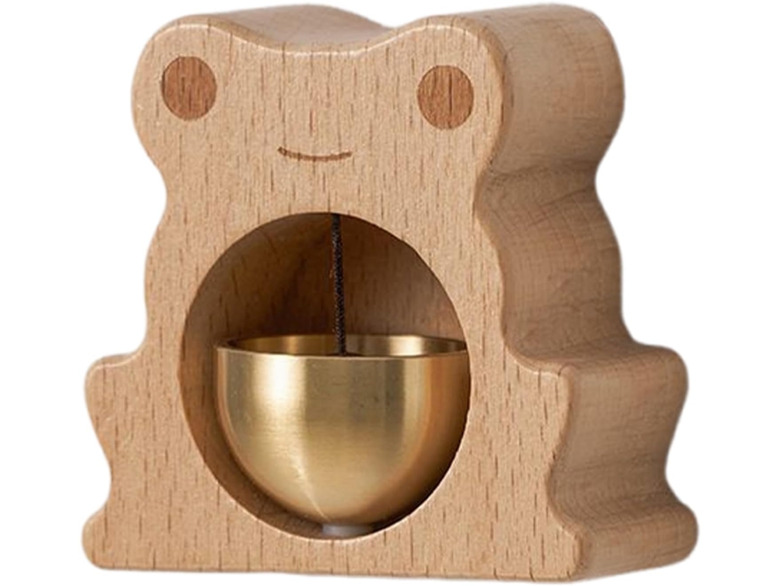 Timbre - Timbre De Madera Con Forma De Animal, Adorno Colgante Creativo, Hecho A Mano Con Un Diseño Encantador