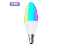 Bombilla Led Inteligente Zigbee E14 Tuya Rgb+c+w Ajustable, Compatible Con Alexa/google Home.