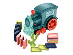 2026-set De Trenes De Dominó Eléctrico 60 Piezas Juguete De Apilar Automático Para Niños Regalo Para Niñas Y Niños