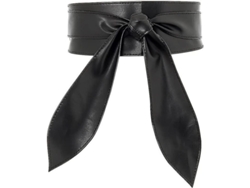 2026-cinturón Ancho De Piel Suave Para Mujer Con Nudo Bow Estilo Elegante Ajustable Para Vestidos