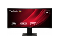 Monitor VIEWSONIC MN55175357 (Negro - LED - 34" - Enchufe EU - UltraWide Quad HD - 4 ms)