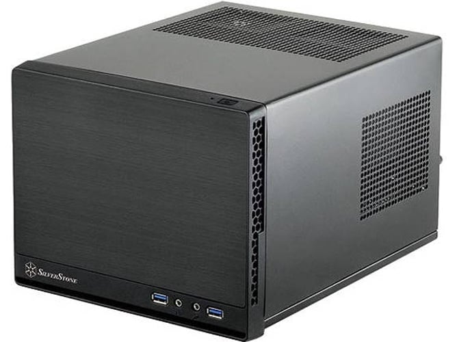 Caja PC SILVERSTONE SG13 (Mini ITX Tower - Negro)