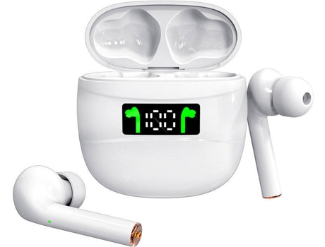 Auriculares Bluetooth True Wireless CHRONUS j3pro 803-XW2 (In Ear - Micrófono - Noise Cancelling - Blanco)