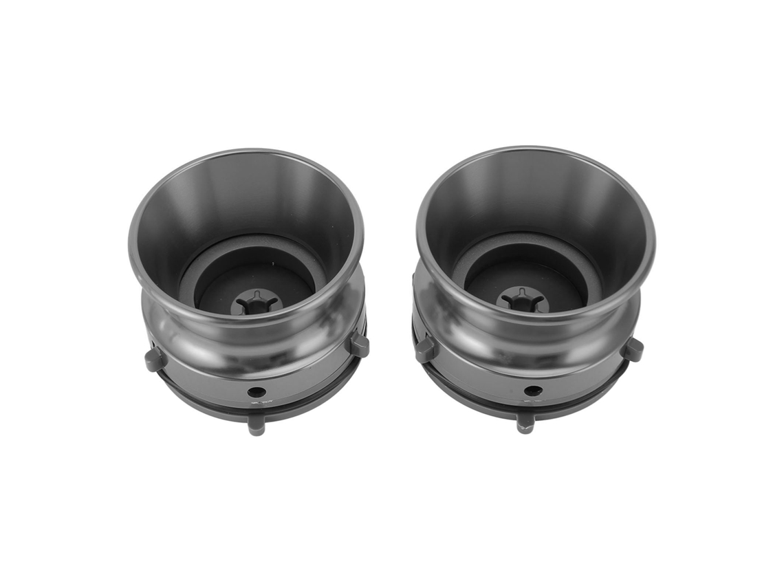 2 Adaptadores Para Concentrador Nab De 1/4" (10 Pulgadas), Aleación De Aluminio, Universales Para Studer, Revox, Akai Y Teac (gris).