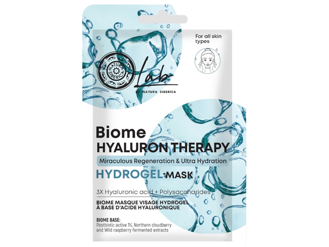 NATURA SIBERICA Lab Biome Hyaluron Therapy Hidrogel Mascarilla Ácido Hialurónico 30 G