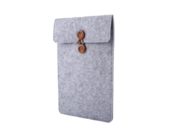 Bolsa Interior De Protección Contra El Polvo Estilo Vertical Para Macbook Air Laptop Tablet Gris Claro 15 Pulgadas