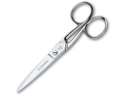 Tijera 3 CLAVELES Costura Tipo Catalanas (12.5 cm - Acero Carbono - Gris)