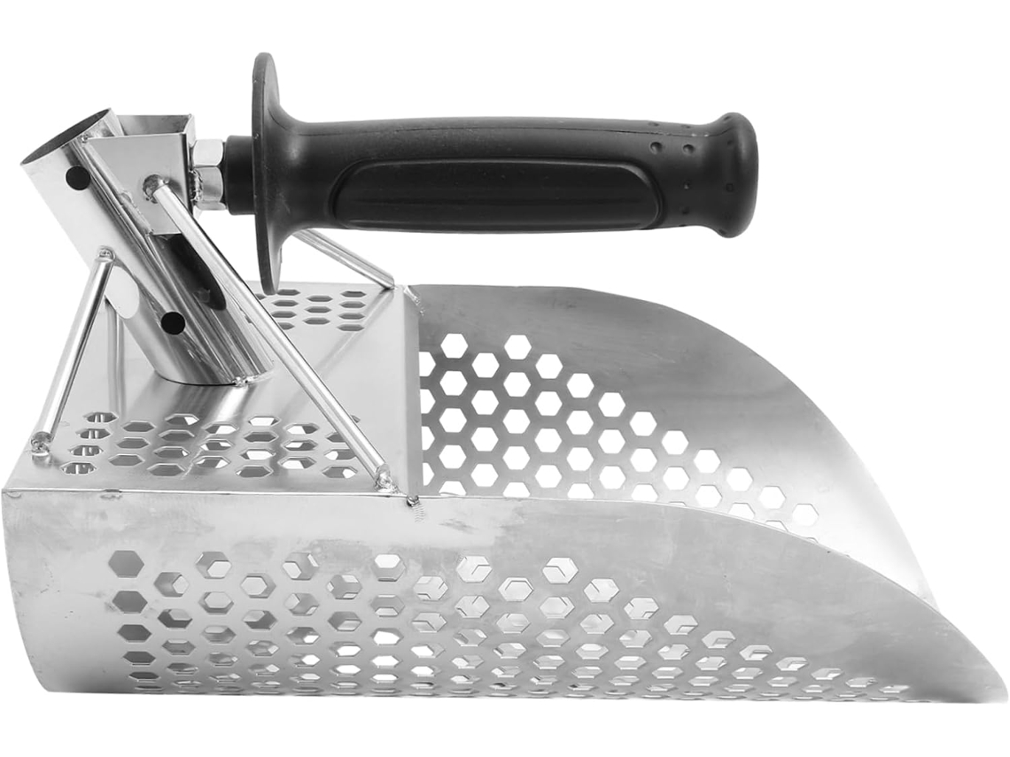 Detector De Metales De Acero Inoxidable Con Tamiz, Herramienta Duradera Para La Caza Y Actividades Al Aire Libre.