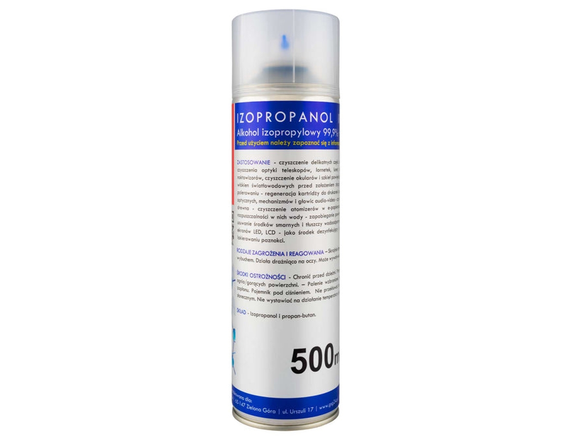Alcohol isopropílico IPA I-max 99,9% Spray 500 ml
