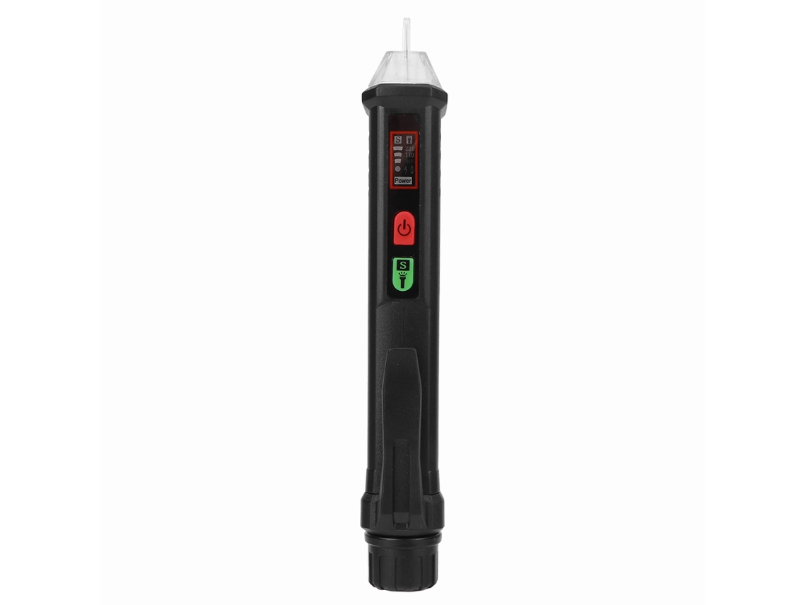 Comprobador De Voltaje De Ca Digital Sin Contacto Vd410a De 12 V A 1000 V Con Linterna Y Lápiz.