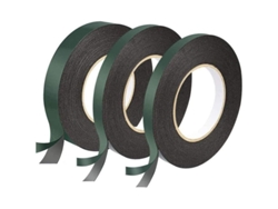 3 Rollos De Cinta Adhesiva De Doble Cara Negra, Cinta Adhesiva De Espuma Extrafuerte De 12 Mm Y 25 Mm.
