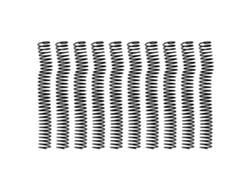 10 Piezas Bobina Espiral De Encuadernación 31mm 30 Agujeros Kit