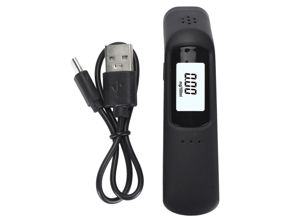 Alcoholímetro Sin Contacto Con Pantalla Lcd E Indicaciones De Voz, Detector De Conducción Bajo Los Efectos Del Alcohol Con Sensor De Gas.