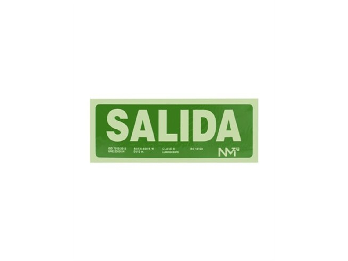 Placa fluorescente de PVC de 11,3 x 30 mm, Logui