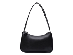 Bolso de hombro para mujer de piel sintética con bolsillo retro y lazo