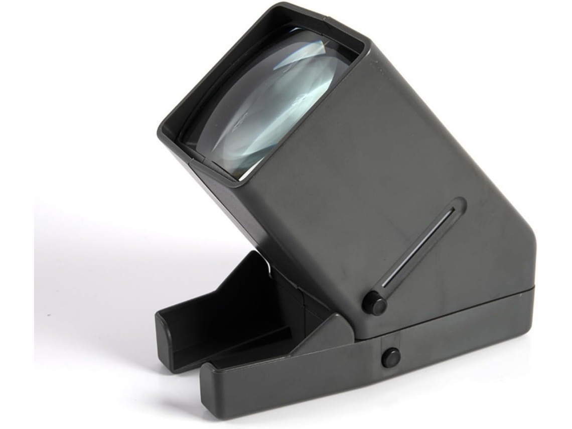 Visor De Diapositivas Y Películas De 35 Mm, Aumento De 3x, Iluminación Led Para Negativos, Alimentación Usb.