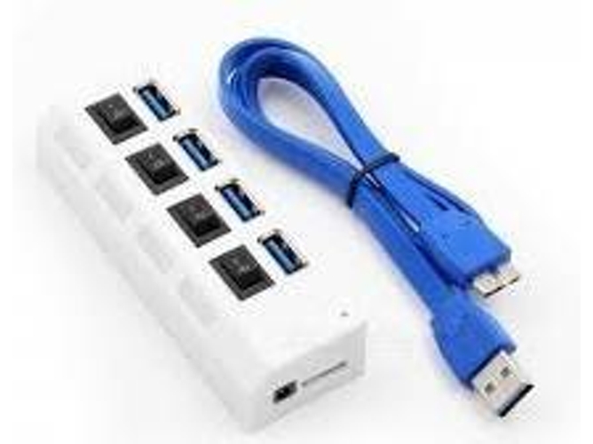 Hub GOEIK 14-H-USB-ON-B (USB - 4 puertas)