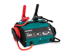 Cargador VONROC Con Arrancador Max 15A Para Baterías de Plomo de 6V O 12V