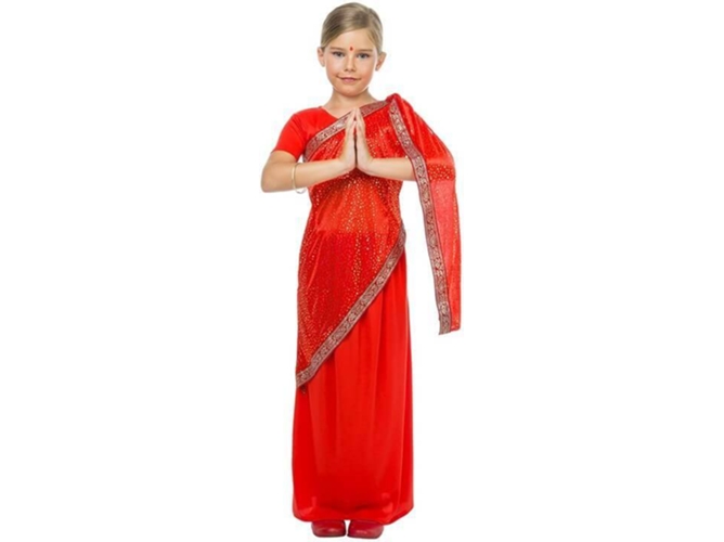 Disfraz de Niña DISFRAZZES Bailarina Bollywood (Talla: 7 a 9 años)
