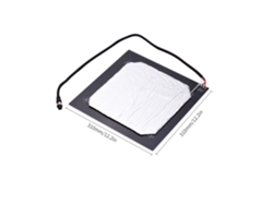 Cama Caliente Para Impresora 3d 12v 310*310mm Placa De Aluminio Con Conector Aviación Compatible Con Creality Cr-10/cr-10s