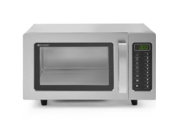 Horno microondas HENDI de 1000 W con ajustes programables.