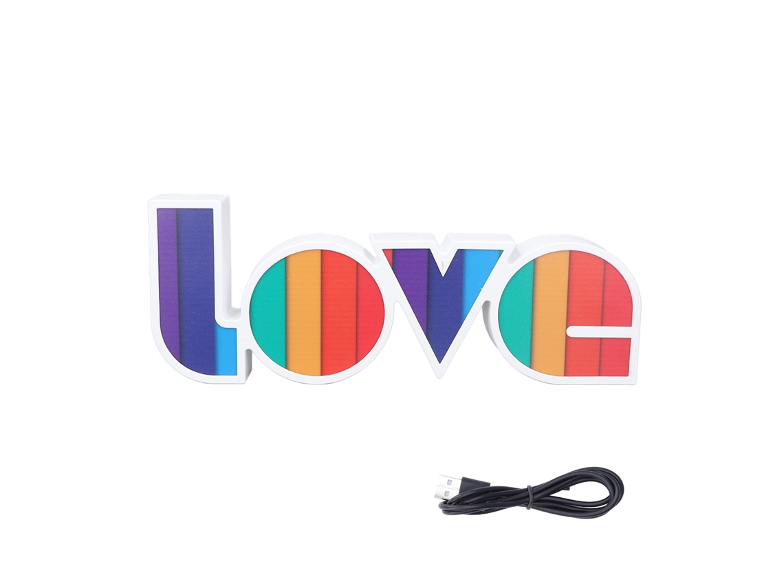 Lámpara De Noche Decorativa Colgante Con Forma Letra Amor, Escritorio Led Neón Para Bodas, Fiestas Y