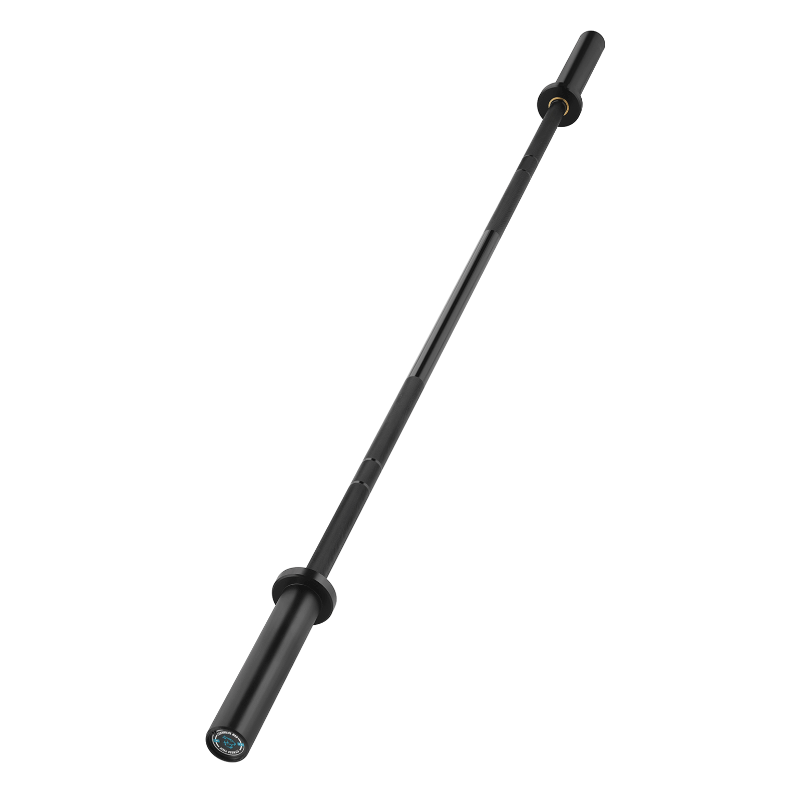 Barra de técnica black 1.8m*28mm 2 rodamientos 45Kg Fitness Tech