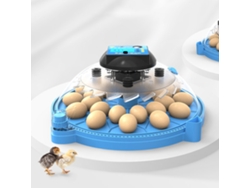Incubadora de 24/48 huevos con volteo automático y control de humedad
