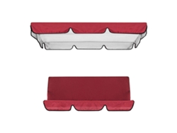 Toldo de repuesto para columpio de exterior, impermeable, con base, resistente.