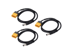 3 Cables Xt60 A Adaptadores Dc Macho A Macho Para Cargar Baterías, Drones, Coches Rc, Abs Estables