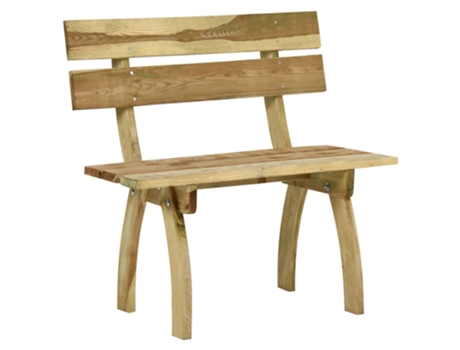 Banco de jardín VIDAXL Marrón Madera (110x60x86 cm)