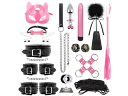 Conjunto Sm De 22 Piezas Para Parejas Adultos Juego De Atar Piel Pu